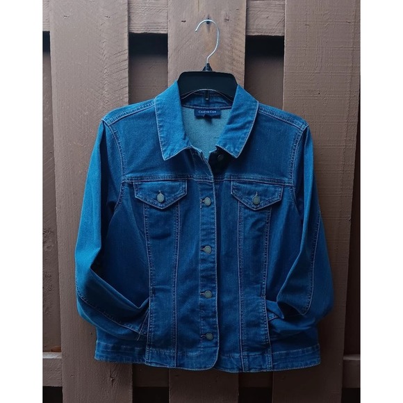 Ladies Jean Jacket Charter Club from Macy's Size Petite Large☆BNWT☆ - Picture 3 of 7